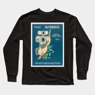 Travel - Visit  Australia Long Sleeve T-Shirt